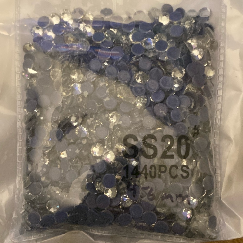 4.8 mm clear rhinestones 1440 pcs